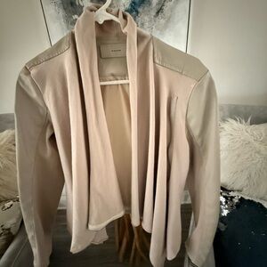 Blank faux leather NYC Beige Jacket